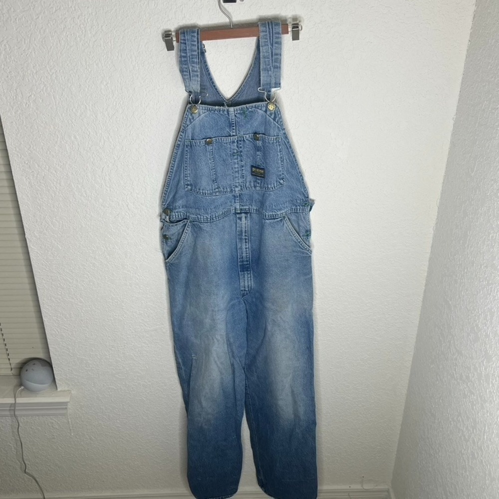 Vintage OshKosh B'Gosh Denim Overalls Union Made / Vestbak / Sanforized / USA - Picture 3 of 16